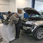 Bumper repair at CSN Paul's in Great Neck, NY