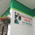 CSN Paul's auto repair sign in Great Neck, NY